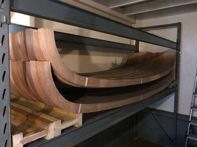 houten ronde spanten t.b.v. pipowagen bogen schaftwagen, Doe-het-zelf en Verbouw, Hout en Planken, Ophalen, Nieuw, 200 tot 250 cm
