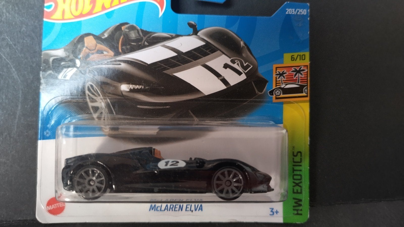 Mc Laren Elva 1:64 3inch Hotwheels Pol, Auto, Verzenden, Nieuw, .