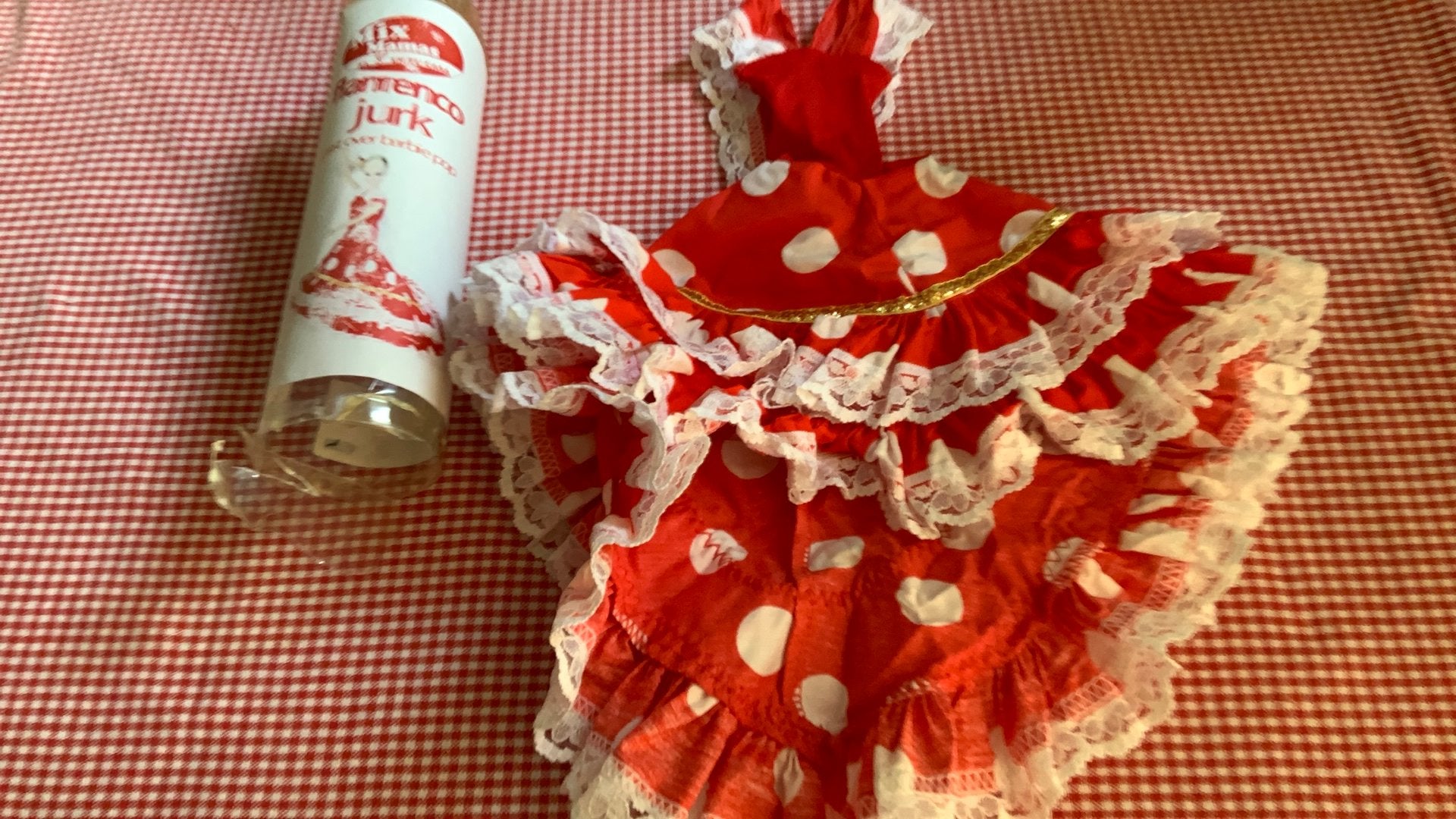 Flamencojurkje voor Barbiepop/nieuw, Ophalen of Verzenden, Nieuw, Barbie