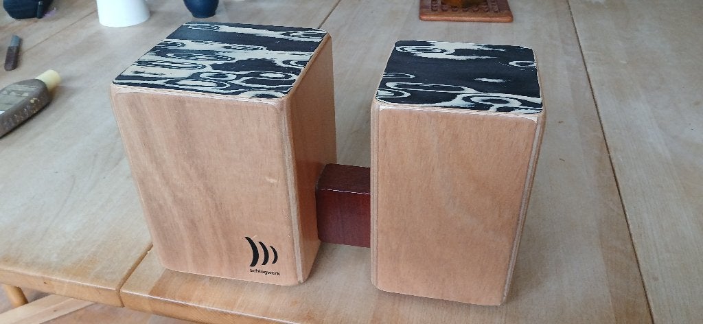 WBM100 Houten Bongo's, Muziek en Instrumenten, Ophalen of Verzenden, Zo goed als nieuw, Trommel