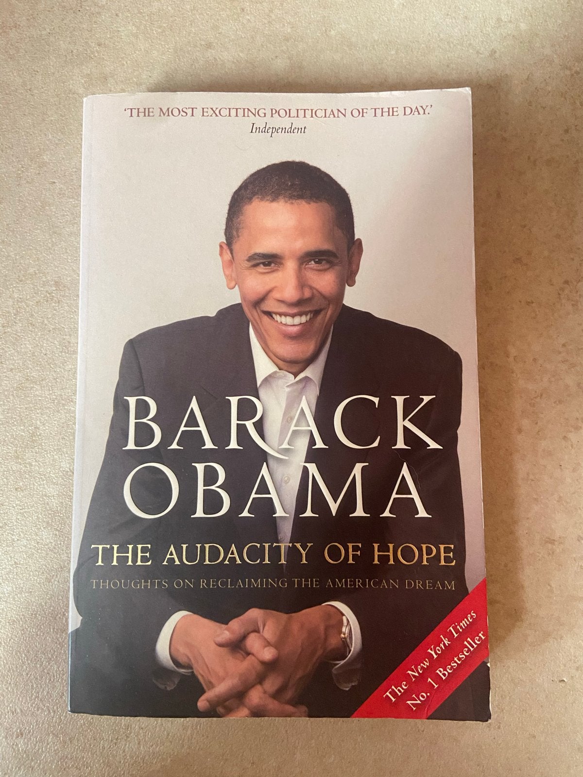 Barack Obama - The Audacity of Hope, Ophalen of Verzenden, Gelezen, Politiek