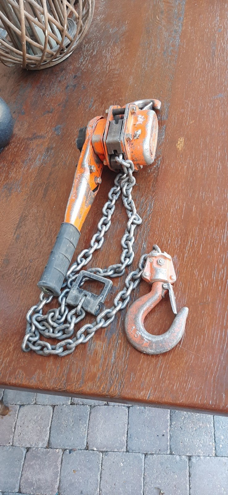 Nitchi Lever Hoist 1.5T - Handmatige Kettingtakel, Ophalen