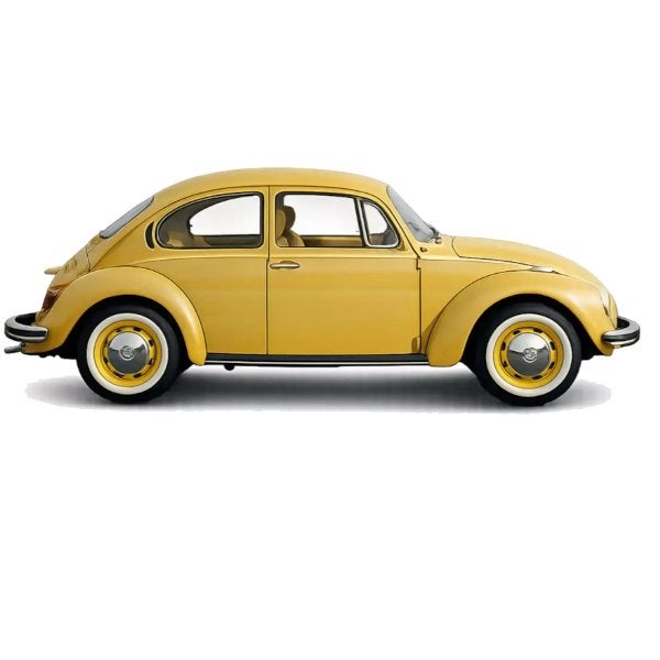 Volkswagen 1303 1973 Geel Schaal 1/18 Norev, Auto, Norev, Ophalen of Verzenden, Norev