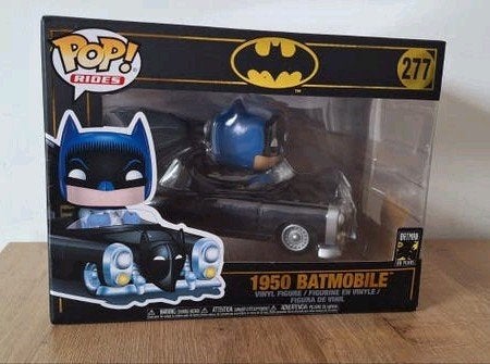 Funko Pop! Rides 1950 Batmobile met Batman figuur, Ophalen of Verzenden, Nieuw