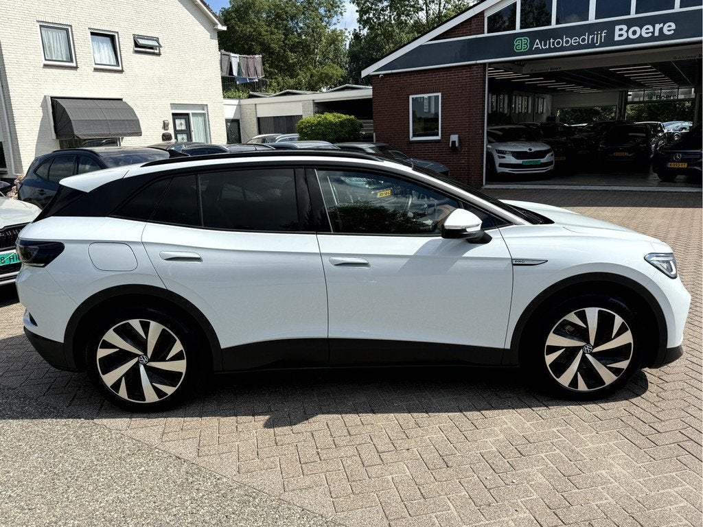Volkswagen ID.4 Tech 77 kWh SOH 92.5%, Panoramadak, 20''Lmv, Auto's, Volkswagen, Automaat, Achterwielaandrijving, Gebruikt, Wit