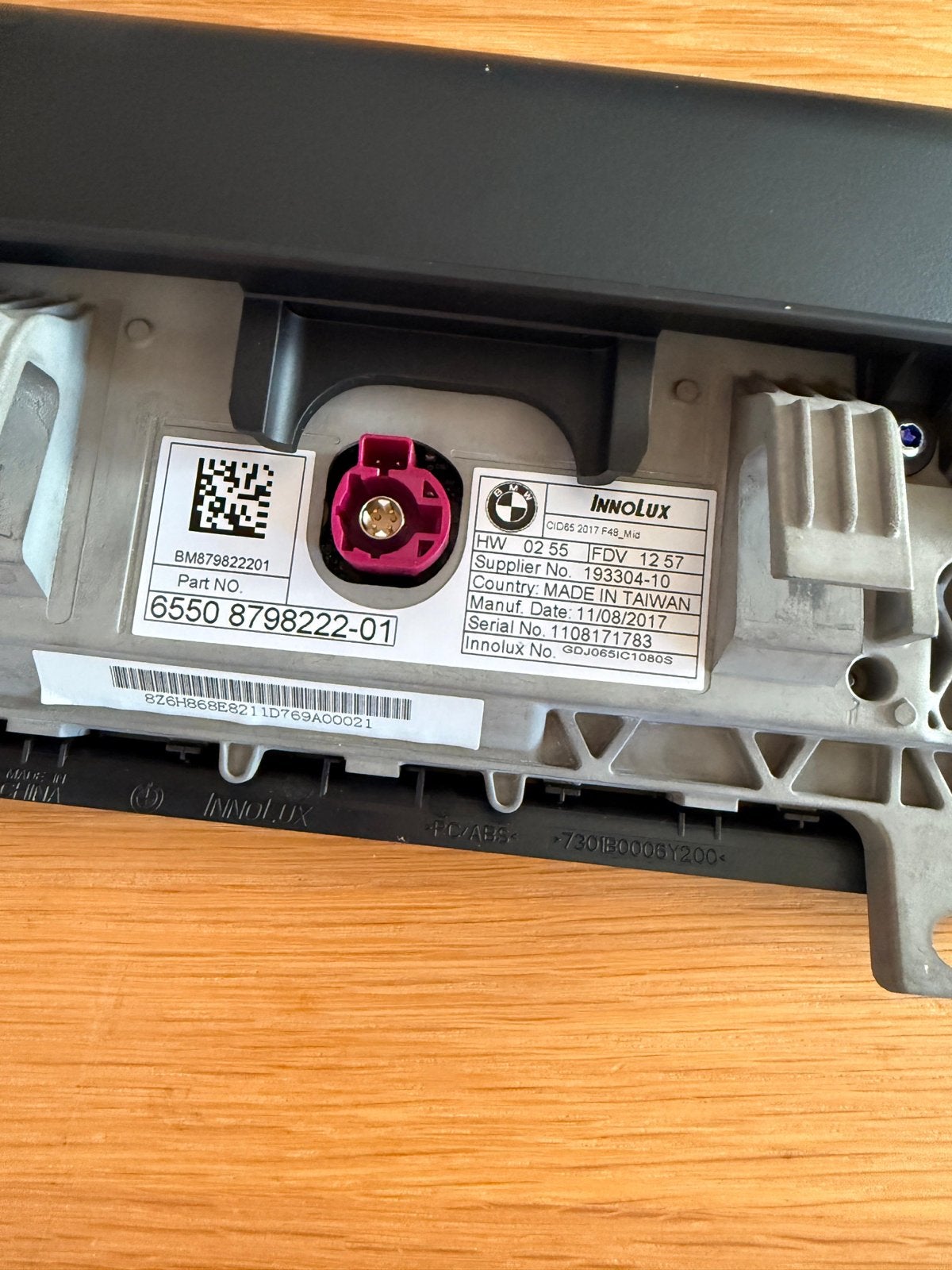 BMW X1 (F48) sDrive 18i Multifunctioneel Display 65508798222, Ophalen of Verzenden, Gebruikt, BMW