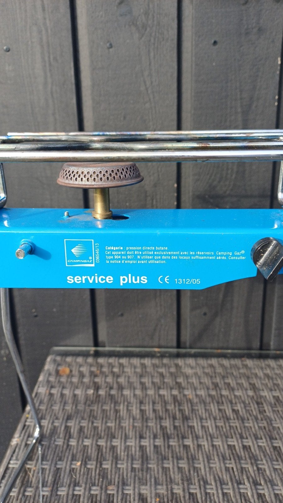 Campingaz Service Plus 2-pits gasfornuis, Ophalen, Gebruikt