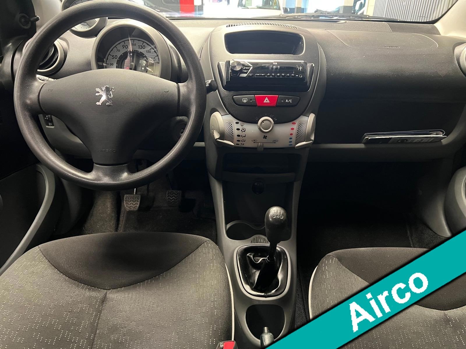 Peugeot 107 1.0-12V XS 2e Eigenaar - NAP - Airco - Elektr Ra, Voorwielaandrijving, Euro 5, Stof, Gebruikt