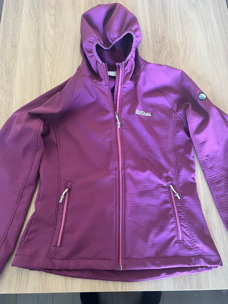 Regatta Great Outdoors Softshell Jas - Maat M, Ophalen of Verzenden, Zo goed als nieuw, Maat 38/40 (M), Paars