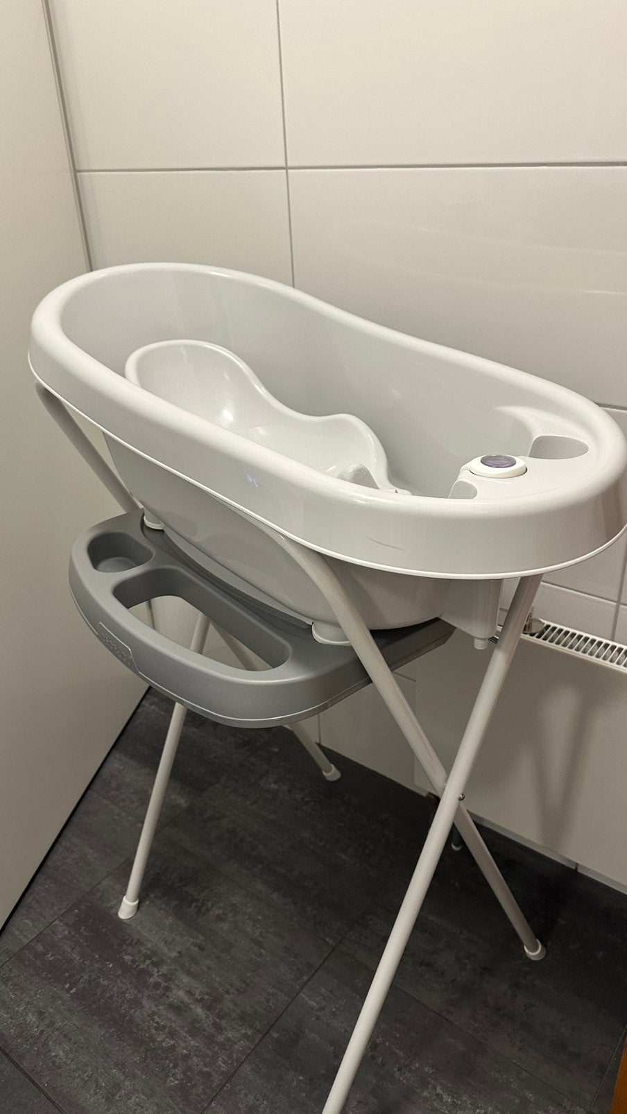 Bébé-Jou bad + standaard + zitje, Ophalen, Zo goed als nieuw, Badje, Bébé-jou