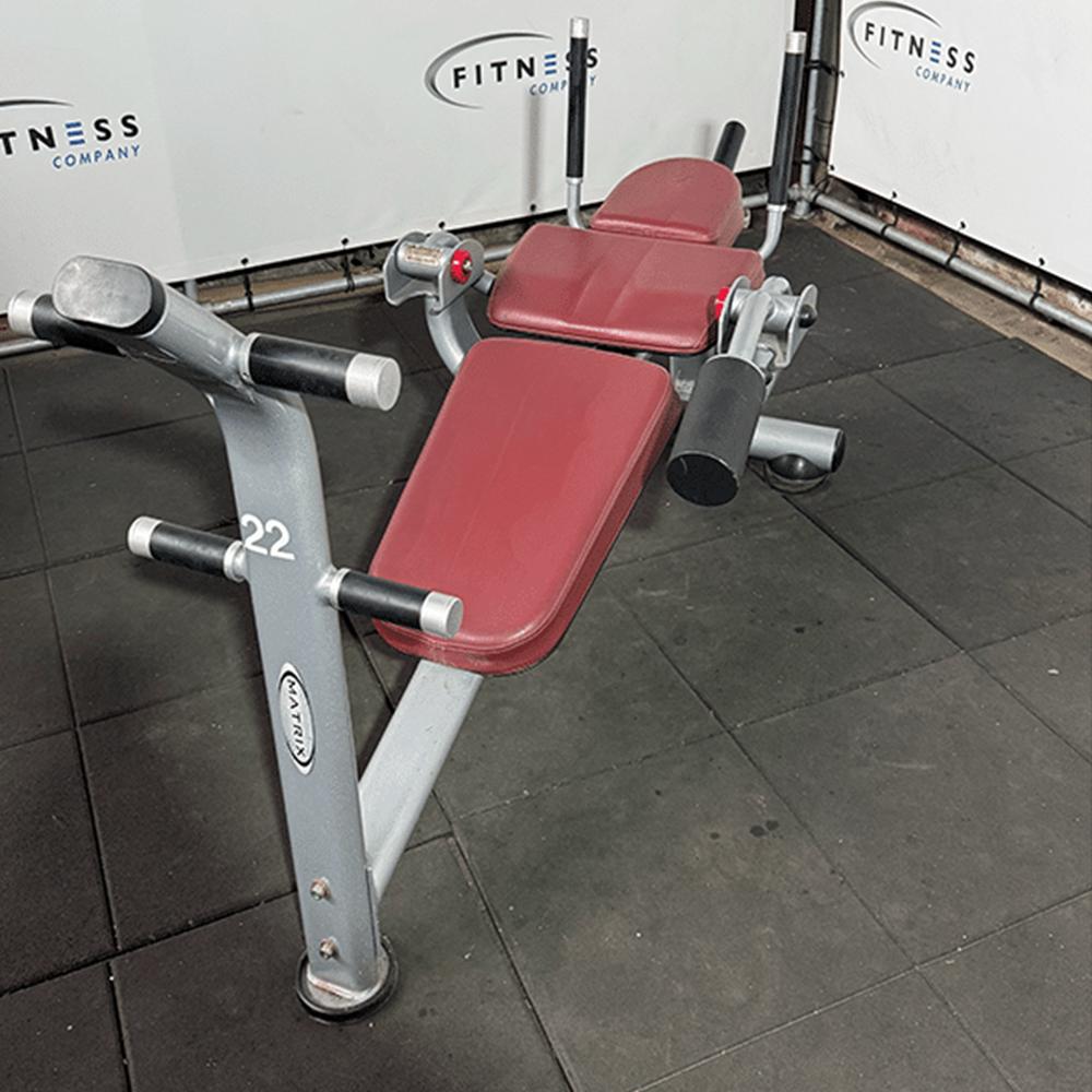 Matrix - Abdominal Crunch - Plate Loaded, Sport en Fitness, Fitnessmaterialen, Gebruikt, Overige typen, Armen, Benen, Borst, Buik