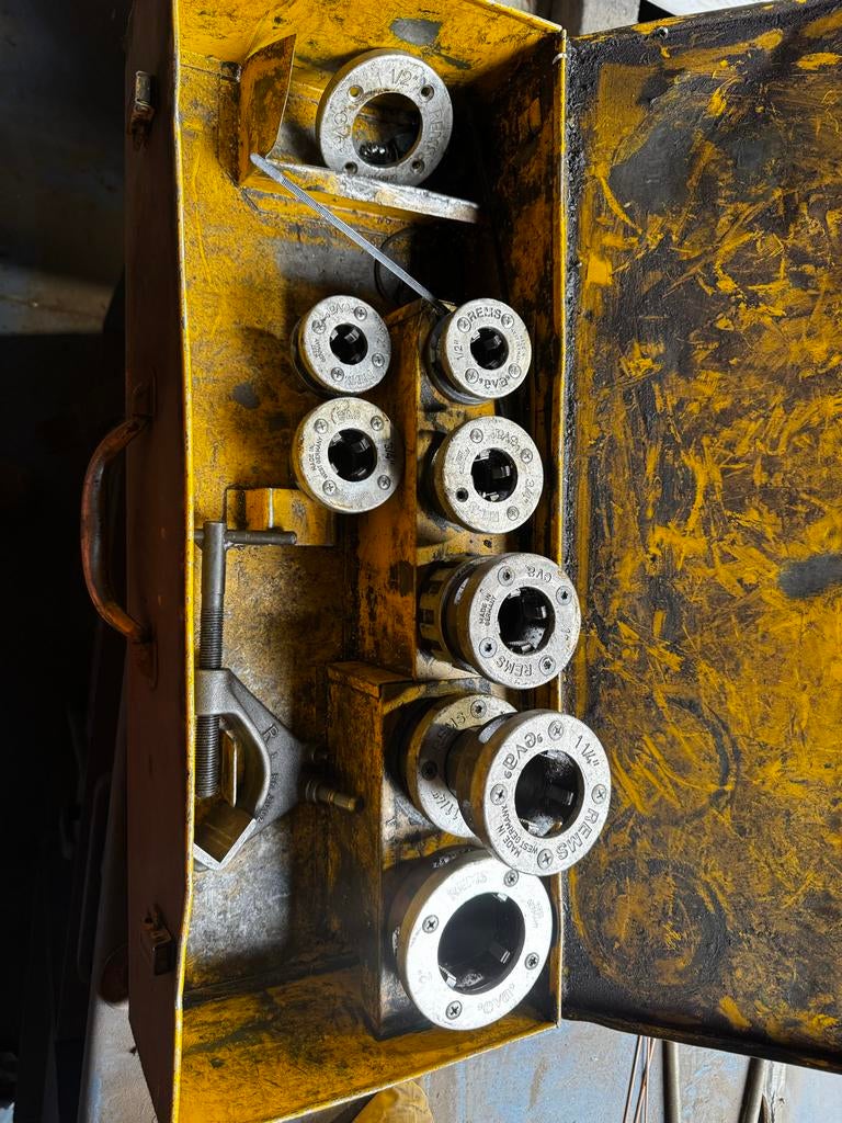 REMS Snijkoppen Draadsnijmachine Set, Ophalen
