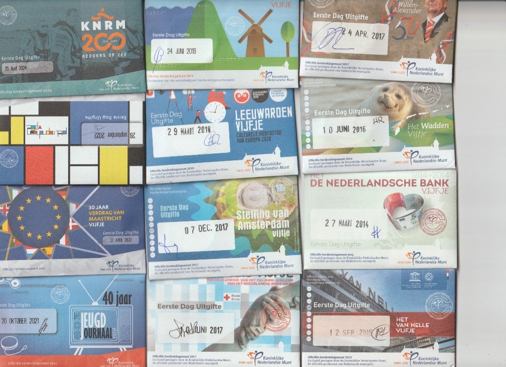 50 Diversen BU  concard, Ophalen of Verzenden, Vóór koninkrijk, Euro's
