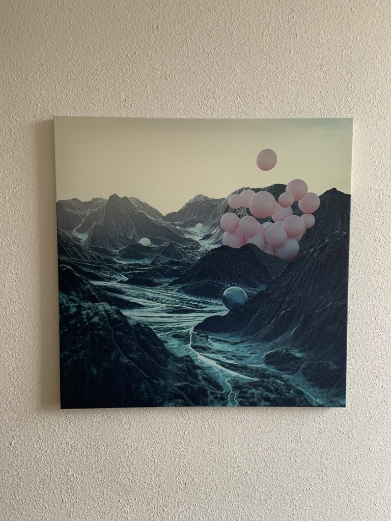 Schilderij Canvas IKEA, Ophalen, 50 – 75, Zo goed als nieuw, Schilderij
