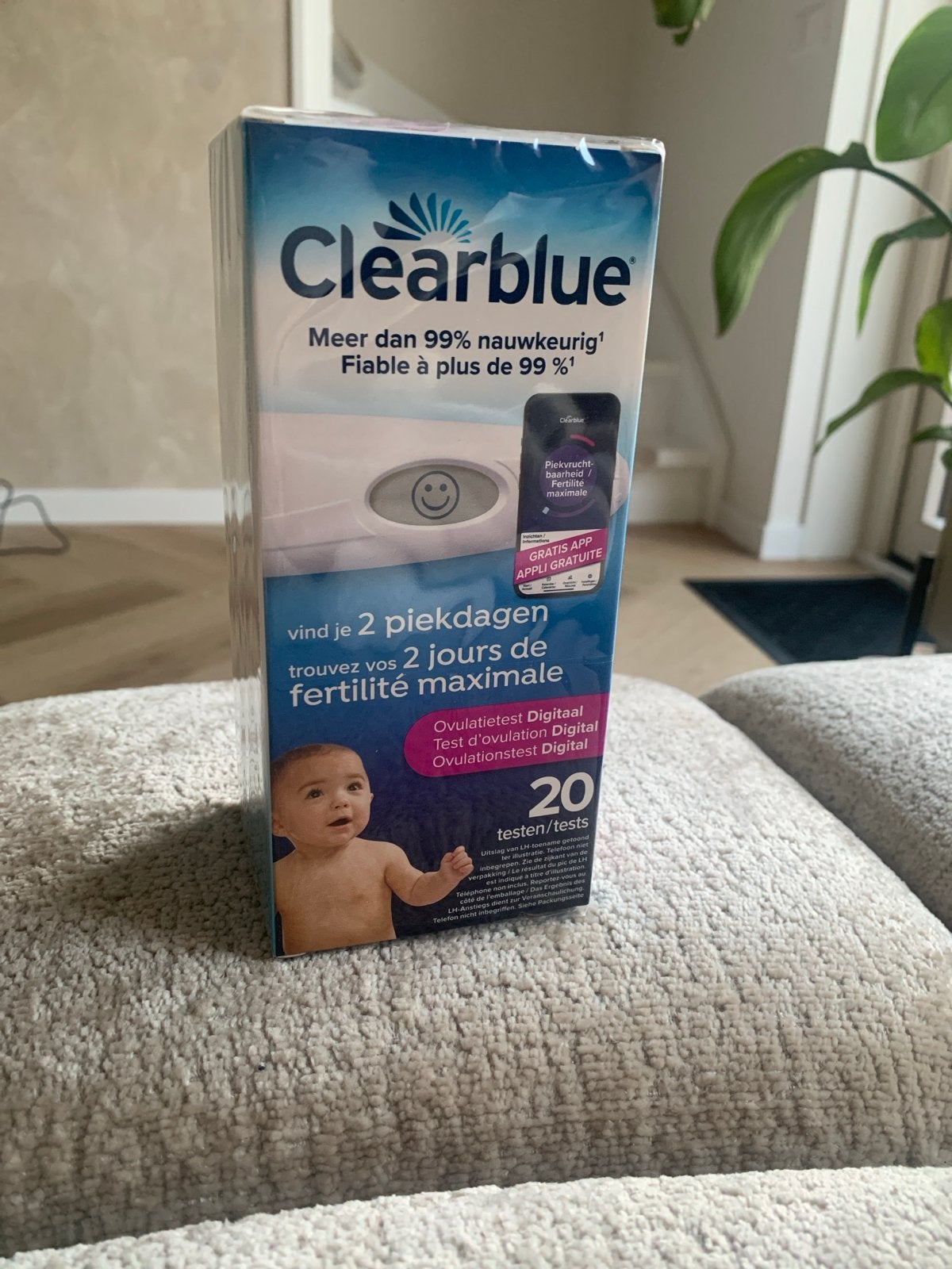 Clearblue Digitale Ovulatietest - 20 testen, Kinderen en Baby's, Ophalen of Verzenden, Nieuw