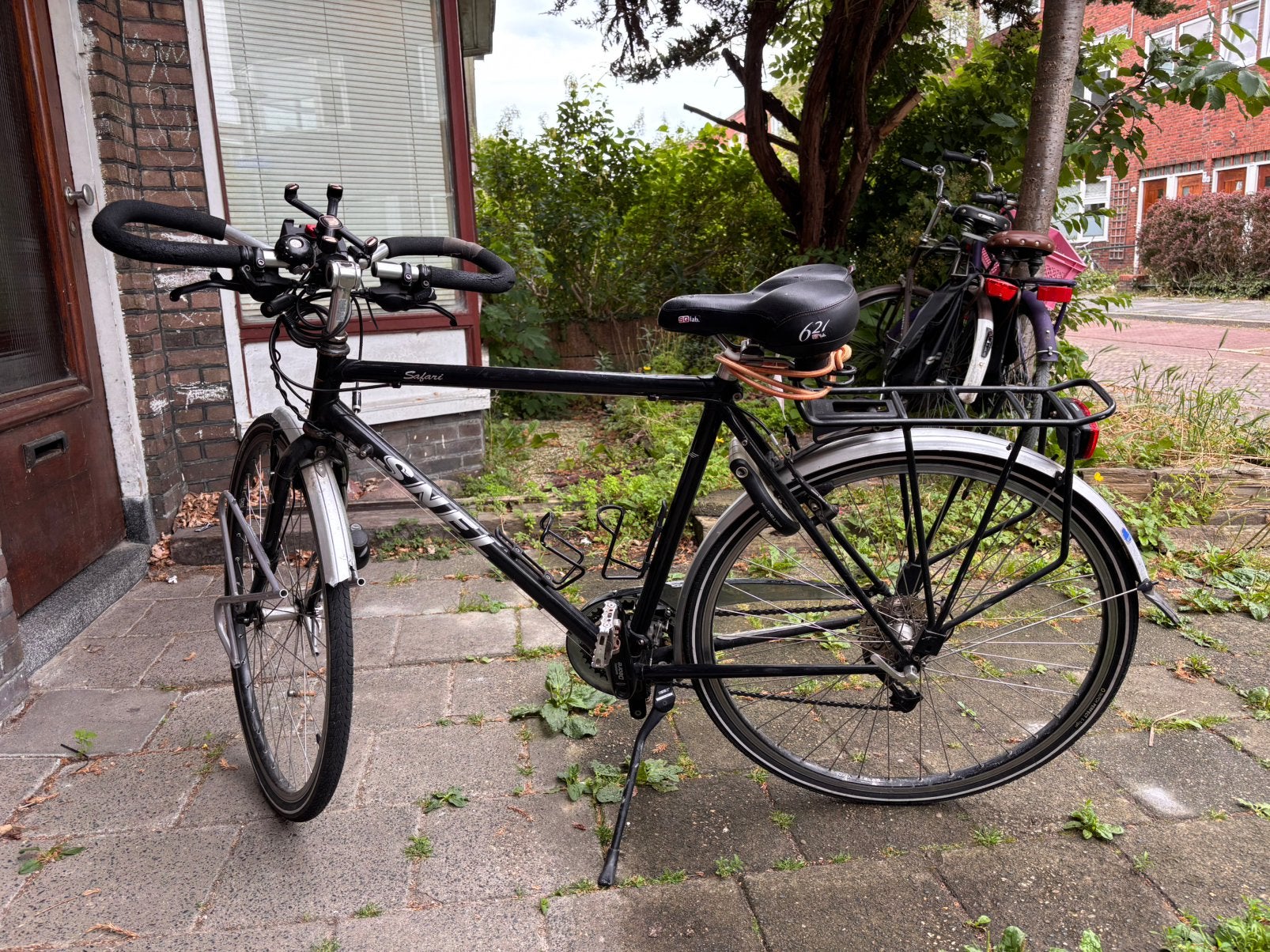 Trackers fiets “SNEL”, Gebruikt, Velgrem, Versnellingen, 57 tot 61 cm