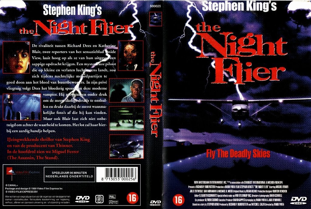 The Night Flier, Cd's en Dvd's, Dvd's | Horror, Vanaf 16 jaar, Ophalen of Verzenden, Zo goed als nieuw