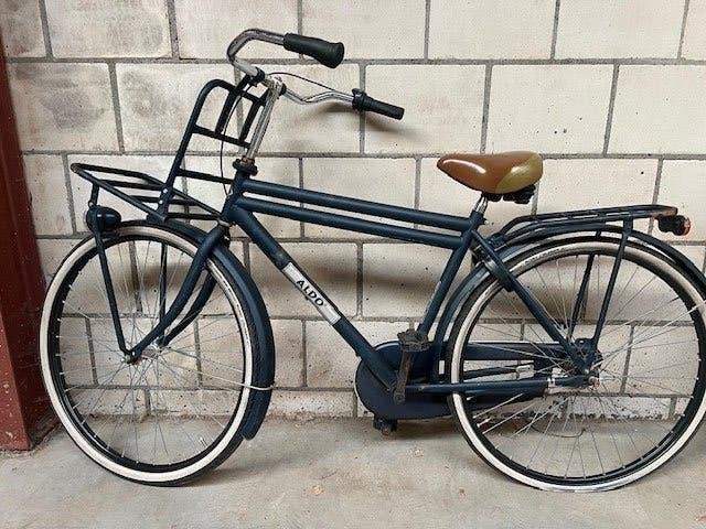 Transport fiets heren, ALDO, 28 Inch, 50cm, 3 versnellingen, Terugtraprem, Gebruikt, Versnellingen, 49 tot 53 cm