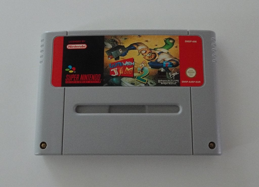 Earthworm Jim 2 voor Super Nintendo, Spelcomputers en Games, 1 speler, Zo goed als nieuw, Vanaf 3 jaar, Ophalen