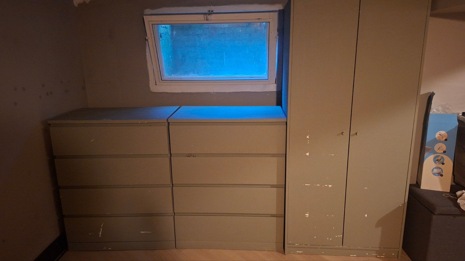 IKEA lade kasten en kledingkast - MALM & KLEPPSTAD PER STUK, Overige materialen, Gebruikt, 150 tot 200 cm, Ophalen of Verzenden