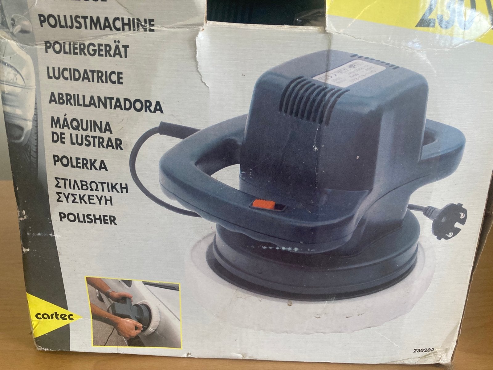 Nieuwe Cartec Polijstmachine 110W - In Doos met Toebehoren, Doe-het-zelf en Verbouw, Gereedschap | Overige machines, Nieuw, Ophalen of Verzenden