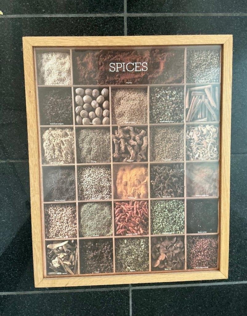 Schilderij met kruiden, gratis, GERESERVEERD, Huis en Inrichting, Woonaccessoires | Schilderijen, Tekeningen en Foto's, Ophalen