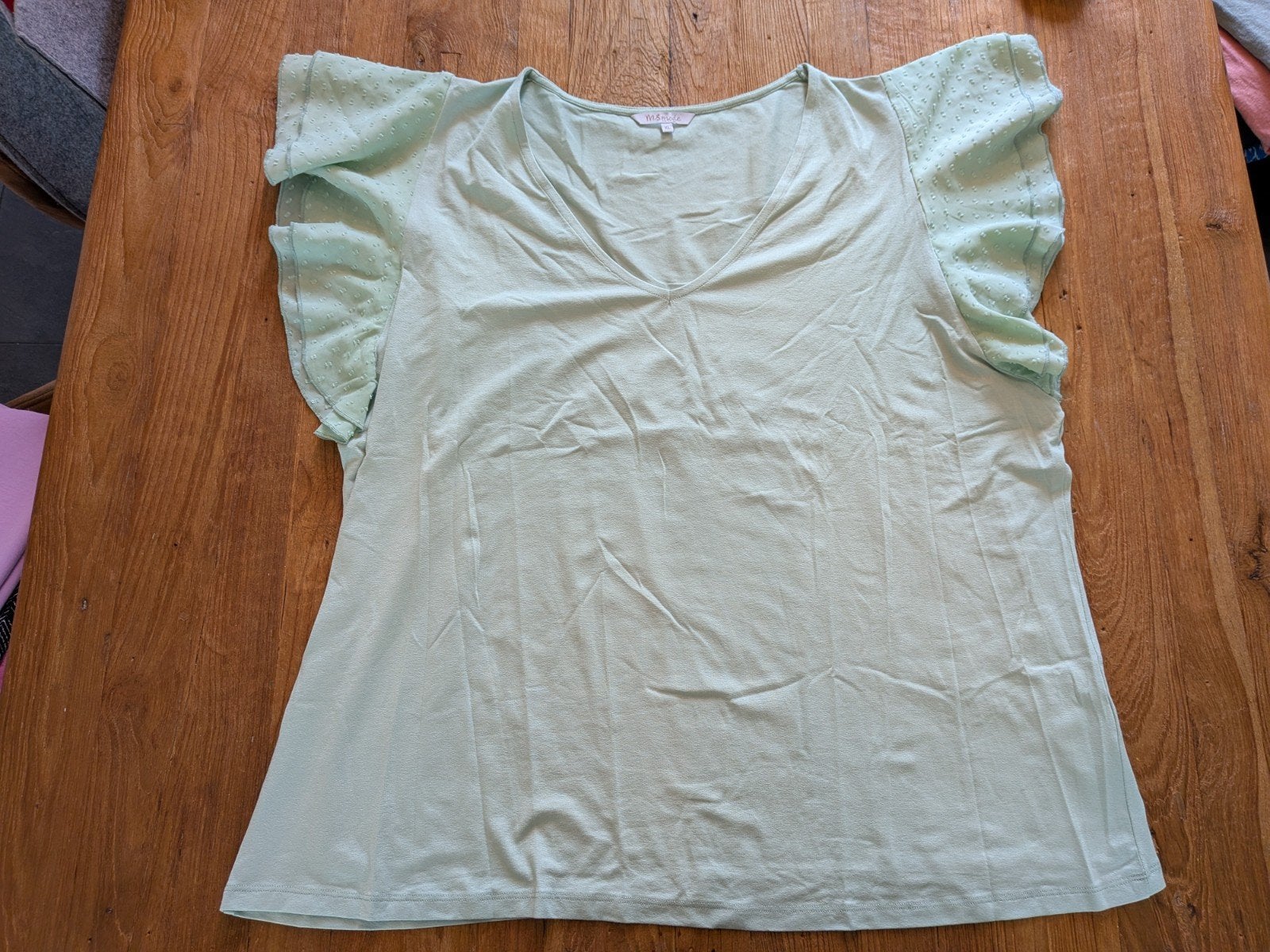 Lichtgroen shirt maat XL, Kleding | Dames, Maat 46/48 (XL) of groter, Ophalen of Verzenden, Korte mouw, MS Mode