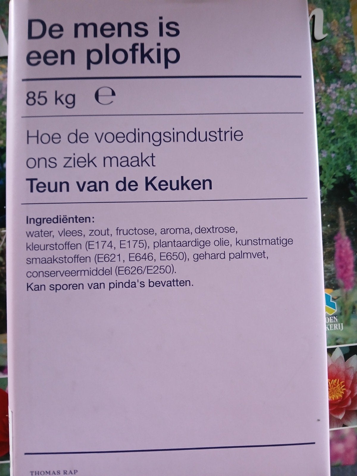 De mens is een plofkip-Teun van de Keuken, Boeken, Ophalen of Verzenden, Gelezen