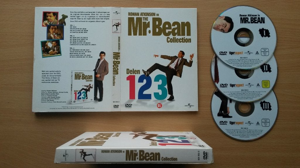Mr. Bean Complete serie 3dvd box Rowan Atkinson, Extra's, Verzenden, Alle leeftijden, Nederlands