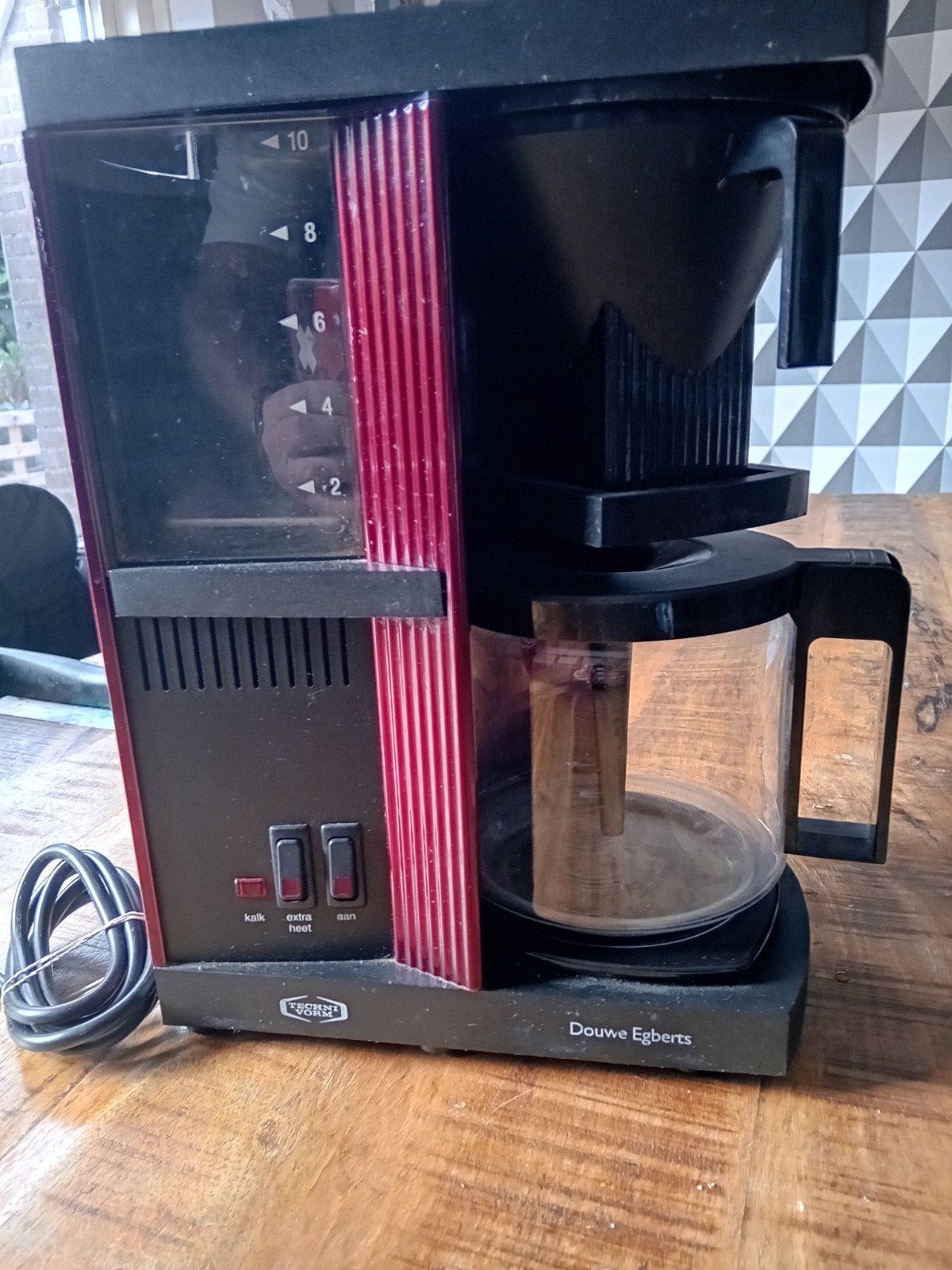 Douwe Egberts Technivorm Koffiezetapparaat, Gebruikt, 10 kopjes of meer, Koffiemachine, Gemalen koffie