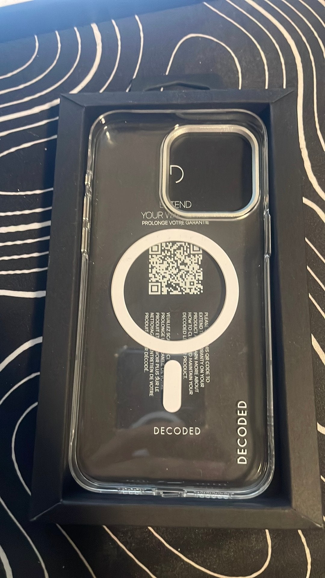 Decoded iphone 15 pro max doorzichtig hoesje., Ophalen, Nieuw, Hoesje of Tasje, Apple