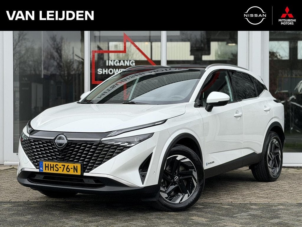 NISSAN Qashqai E-power 190pk N-Connecta | Panoramadak | Cold, 12 maanden, Gebruikt, Wit, Bedrijf