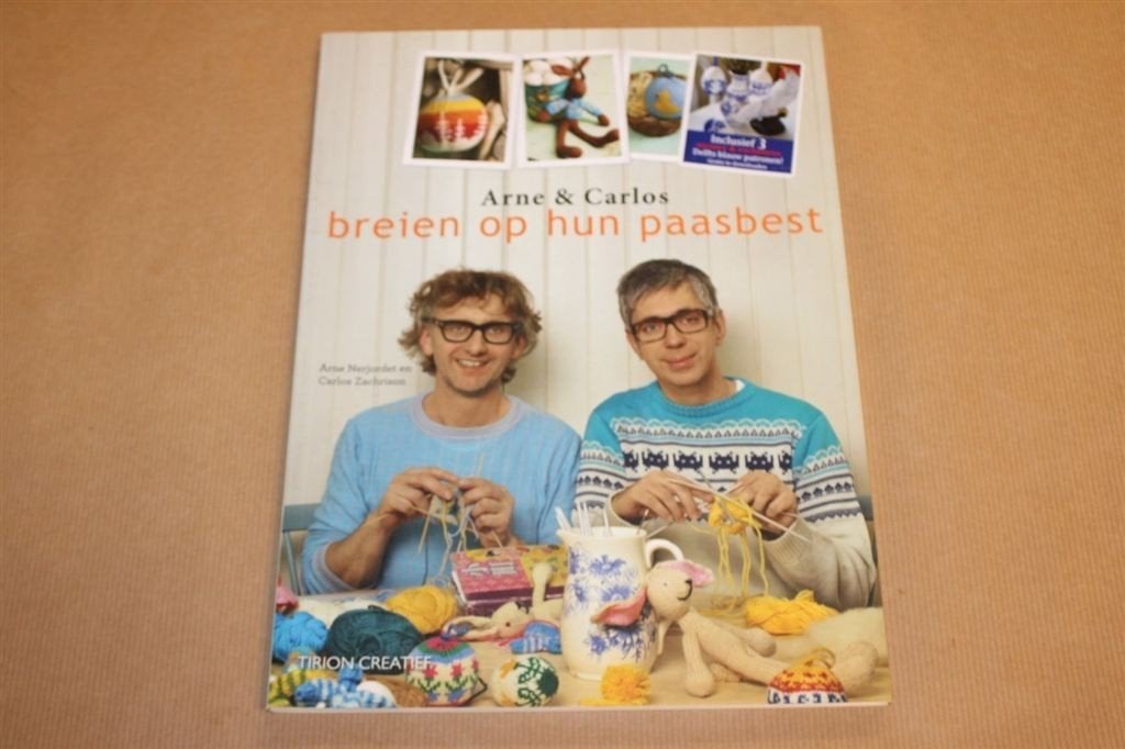 Arne & Carlos breien op hun paasbest, Ophalen of Verzenden, Zo goed als nieuw, Breien en Haken