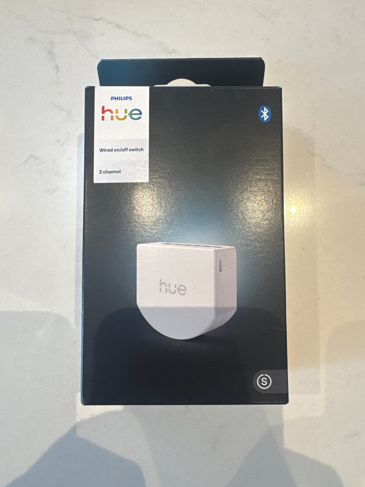 Philips Hue Wired Aan/Uit Schakelaar 2-kanaals, Ophalen of Verzenden, Nieuw, Wit