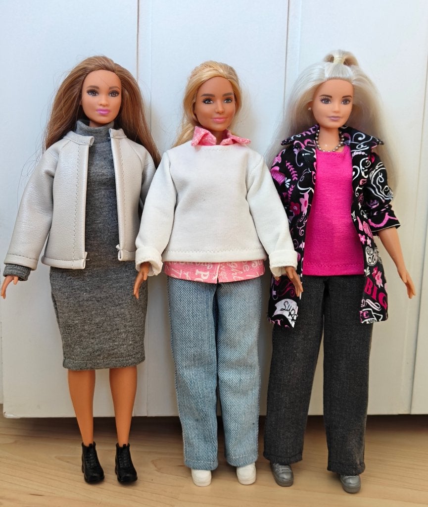 Barbiekleding/Barbiekleertjes: Casual sets voor Curvy Barbie, Verzenden, Nieuw, Barbie