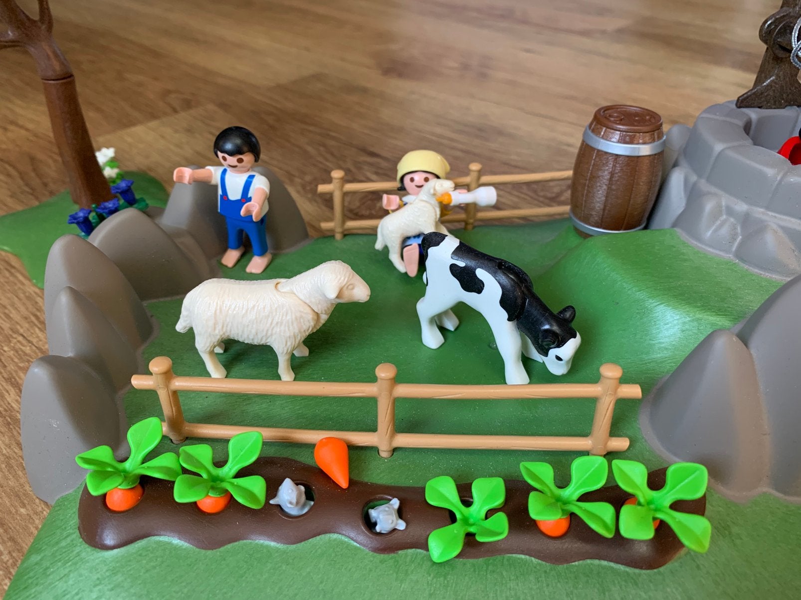 Playmobil moes tuin, waterput, dieren en accessoires, Ophalen of Verzenden, Zo goed als nieuw