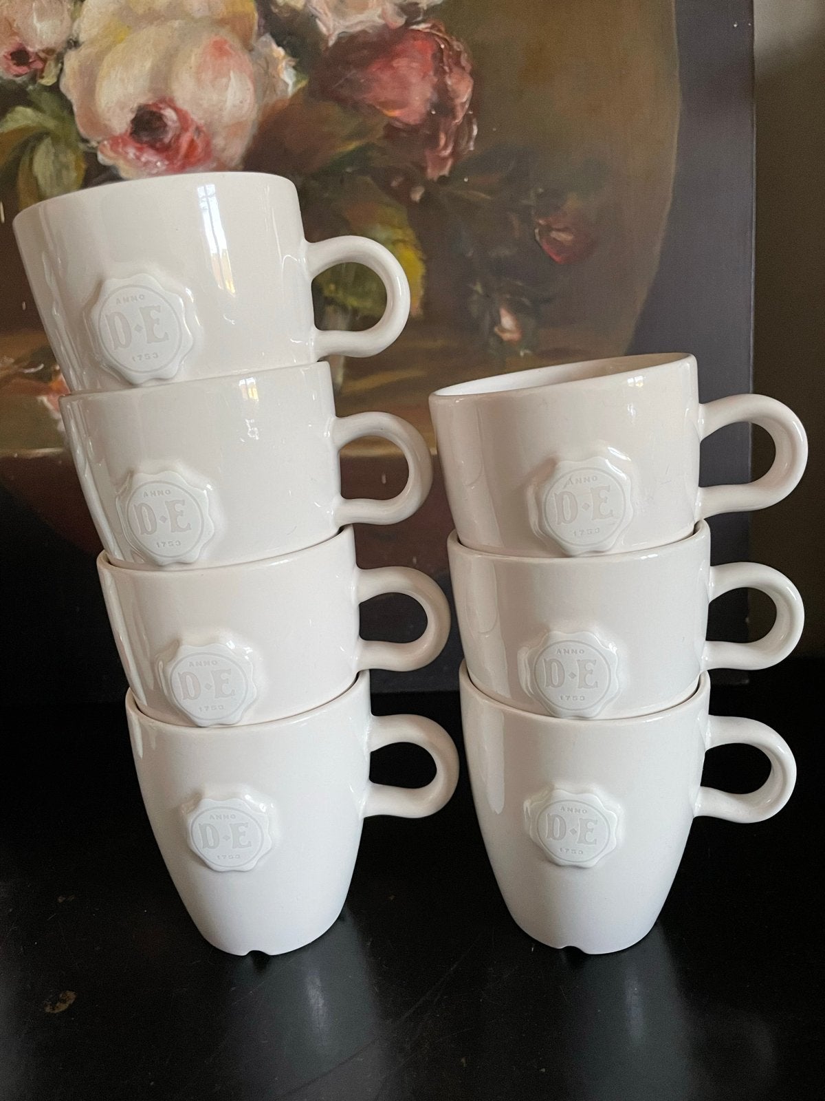 Douwe Egberts beige Senseo kopjes, Beige, Overige typen, Ophalen of Verzenden, Zo goed als nieuw