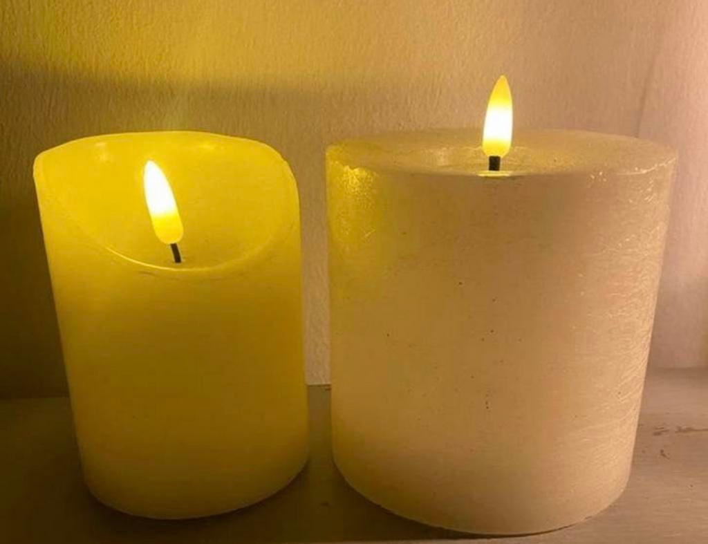 Led kaarsen, Ophalen of Verzenden, Zo goed als nieuw, Overige materialen, Minder dan 25 cm