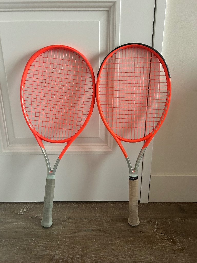 Tennisracket(s) Head Radical 280g oranje/zilver, L2, Gebruikt, Ophalen of Verzenden, Head
