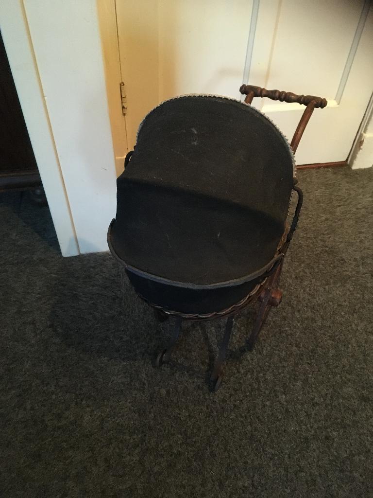 kinderwagen riksja poppenwagen, Antiek en Kunst, Ophalen