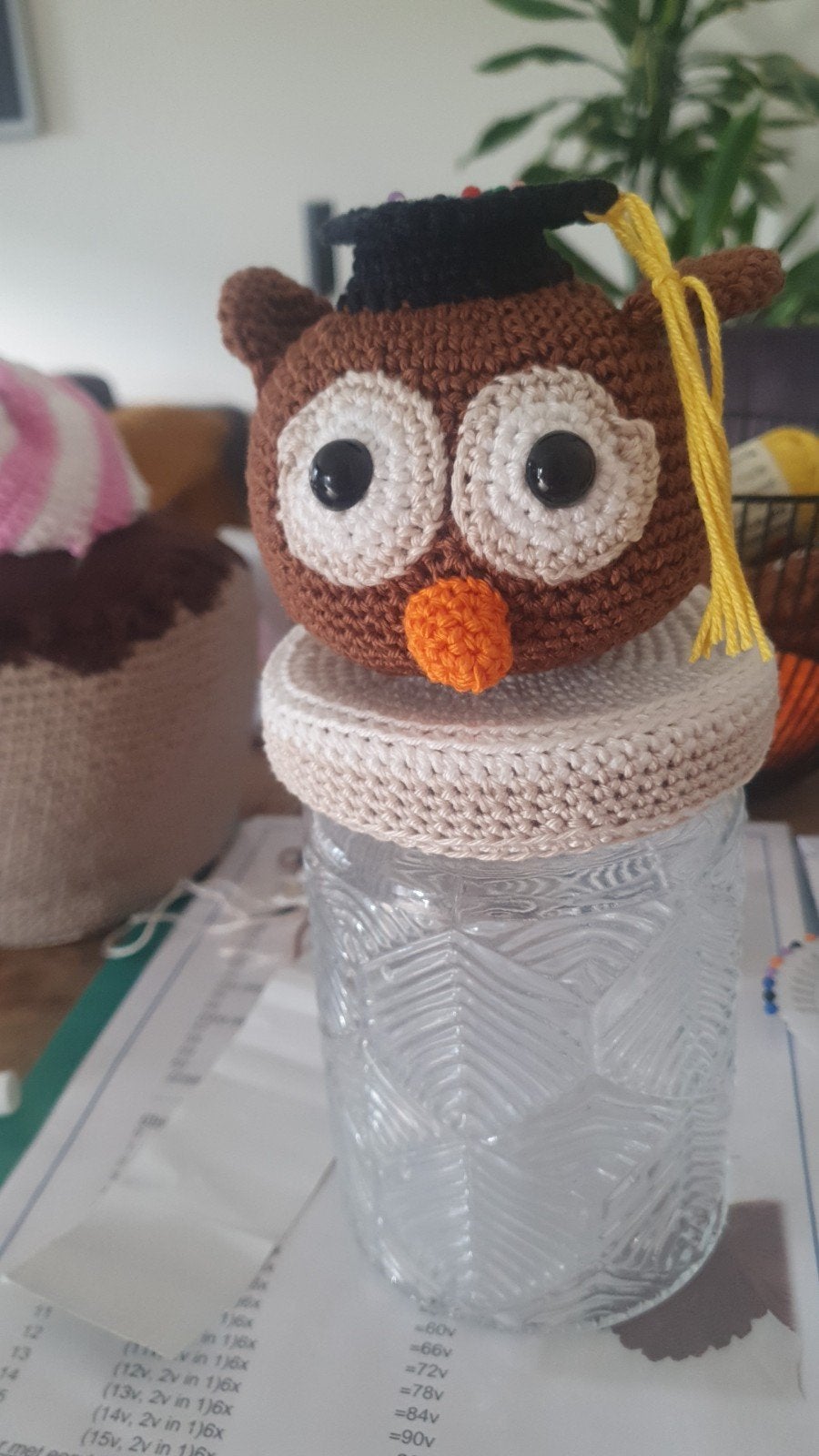 Gehaakt snoeppot geslaagd, Hobby en Vrije tijd, Breien en Haken, Ophalen, Nieuw, Haken, Overige typen