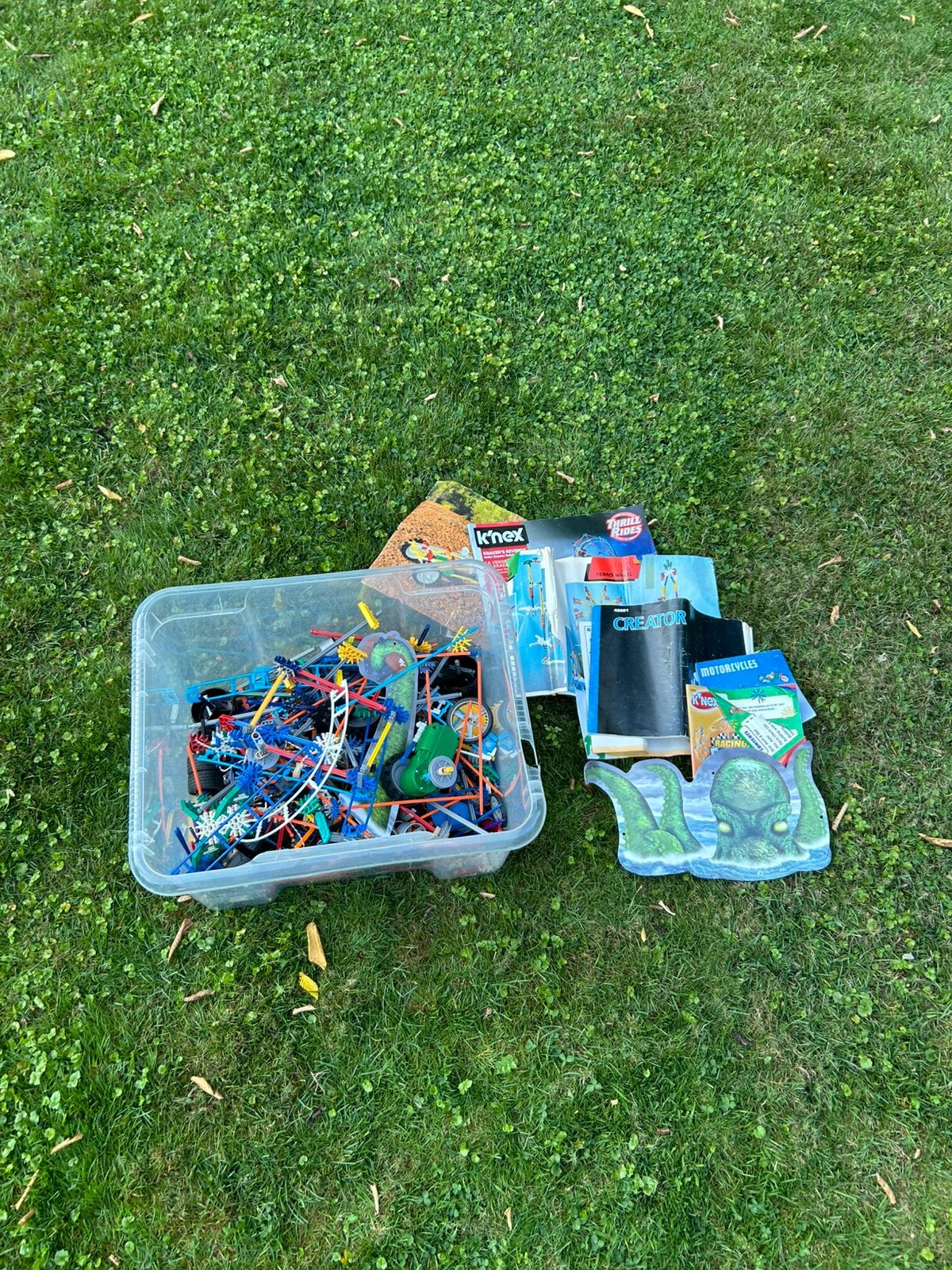 Grote doos K’NEX onderdelen – o.a. achtbaanonderdelen, Ophalen of Verzenden, Gebruikt, K'nex
