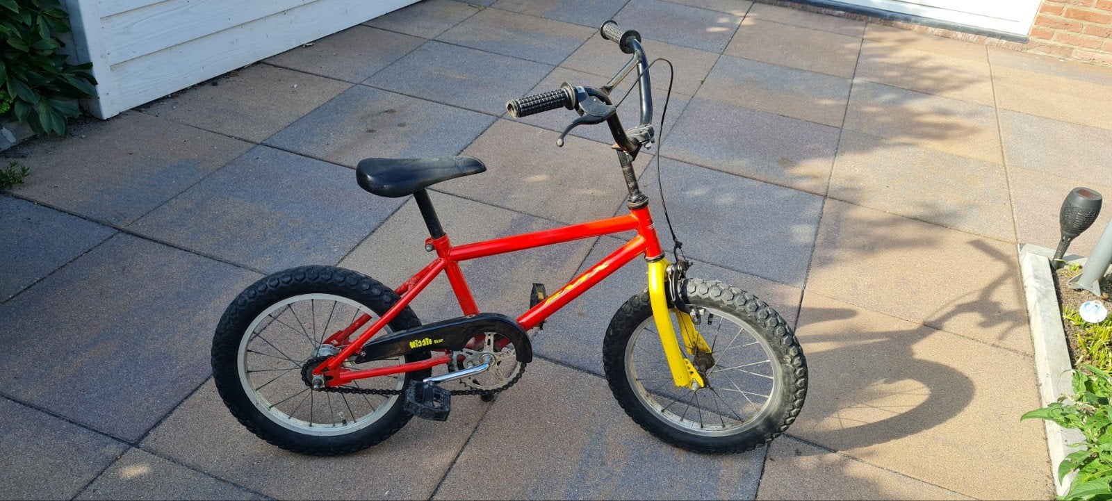 BMX kiddie 16 inch, Ophalen of Verzenden, Gebruikt, Staal, 16 tot 20 inch