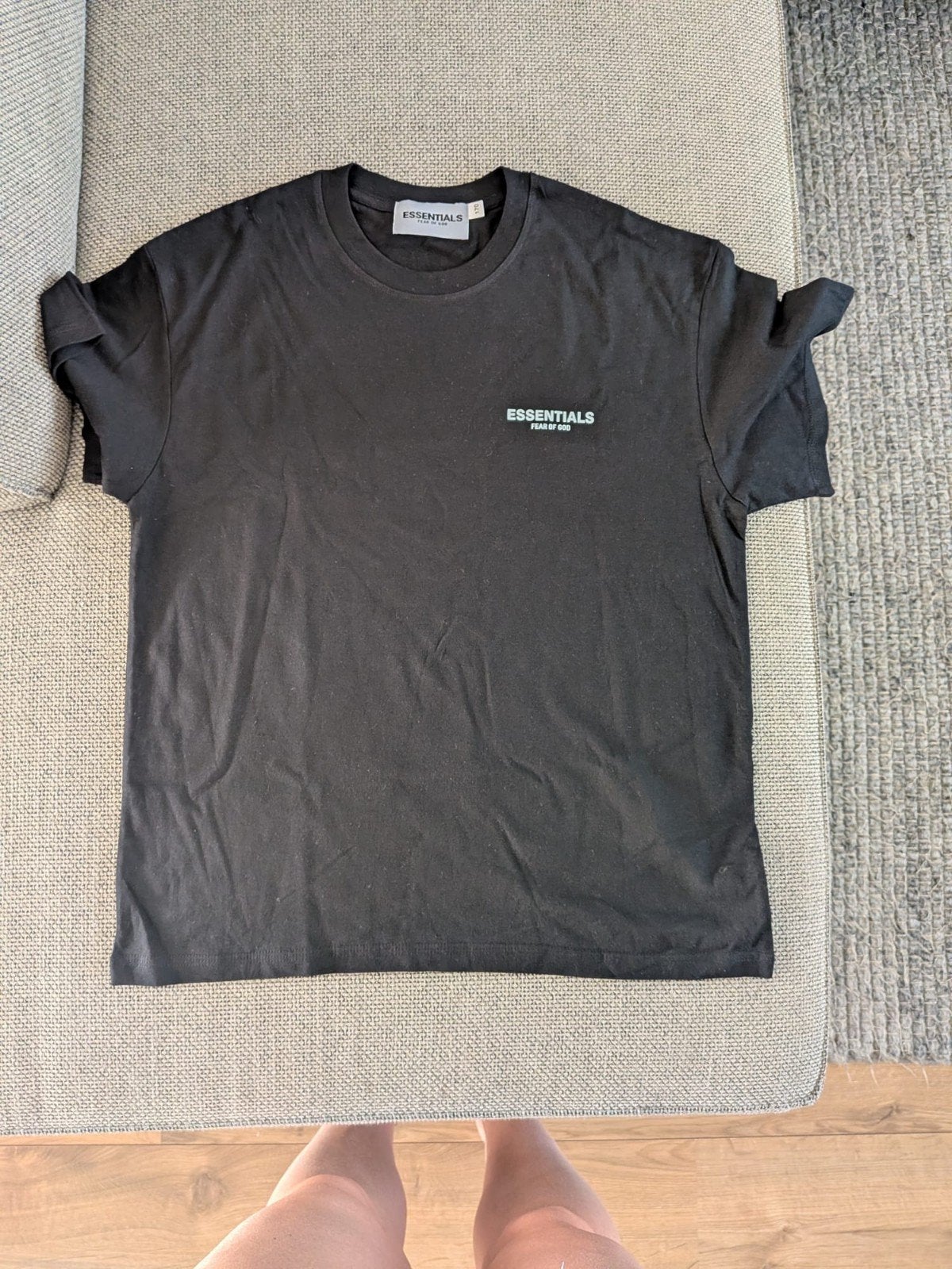Essentials Fear of God T-shirt en Short Set Zwart, Zwart, Nieuw, Ophalen of Verzenden, Maat 46 (S) of kleiner