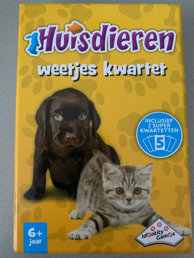 Kwartet Huisdieren weetjes, Ophalen of Verzenden, Nieuw, Kwartet(ten)