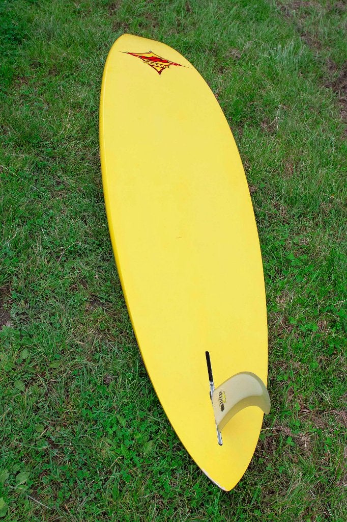 Aangeboden windsurfboard JP, Watersport en Boten, Ophalen, 250 tot 300 cm, Gebruikt, Met vin(nen)