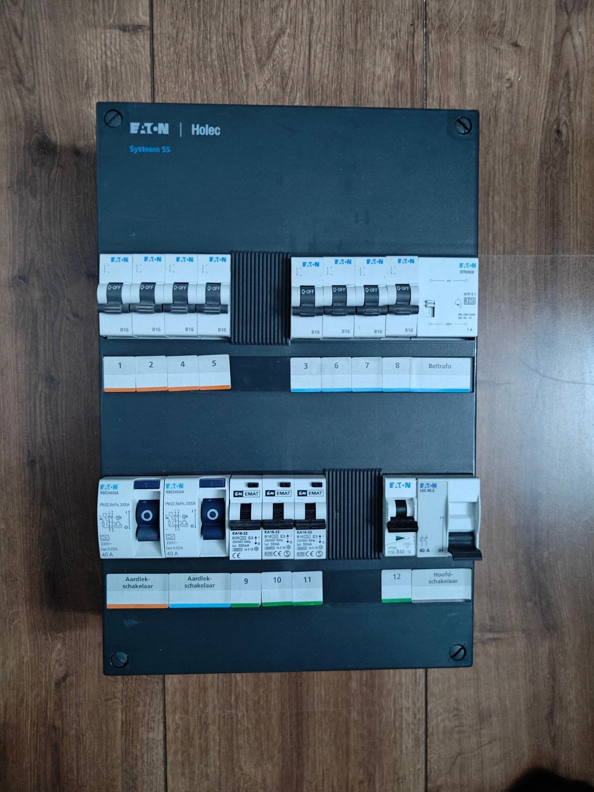 Eaton Holec Groepenkast 1-fase, 2xALS, 3xAlamat, 8 groepen, Ophalen, Gebruikt, Eaton, Groepenkast