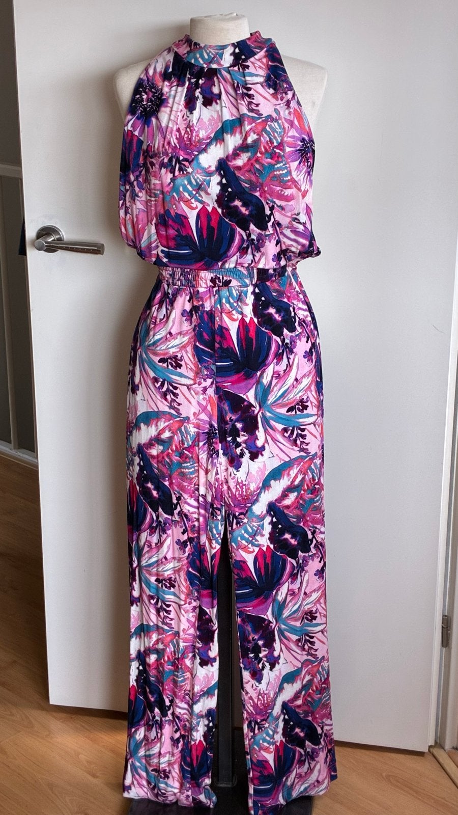 Claudia Sträter Jumpsuit Maat 38/40 (M) - Tropische Print, Maat 38/40 (M), Meerkleurig, Ophalen of Verzenden, Zo goed als nieuw