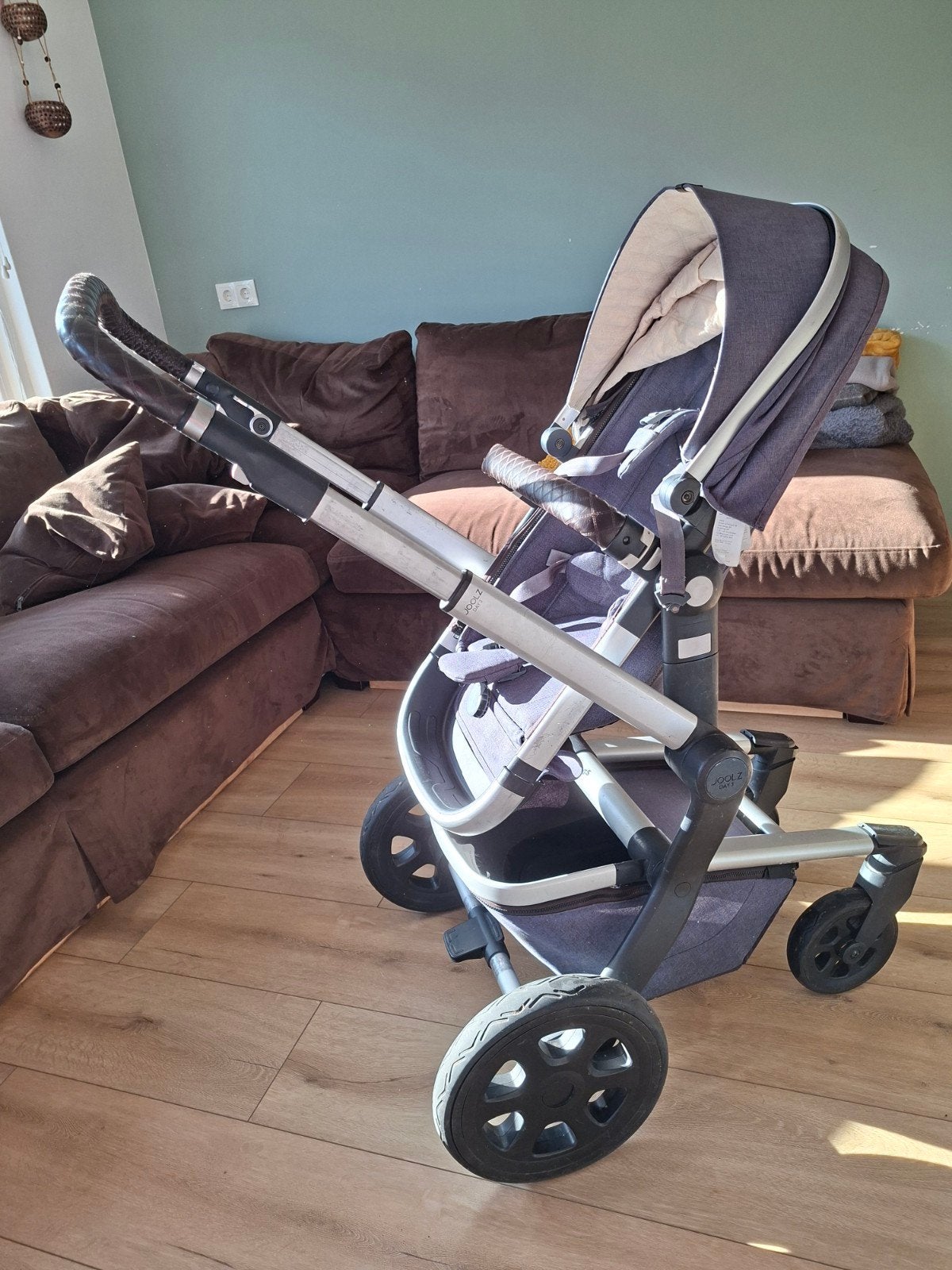 Joolz d3 denim kleur, Kinderen en Baby's, Kinderwagens en Combinaties, Gebruikt, Verstelbare duwstang, Combiwagen, Ophalen