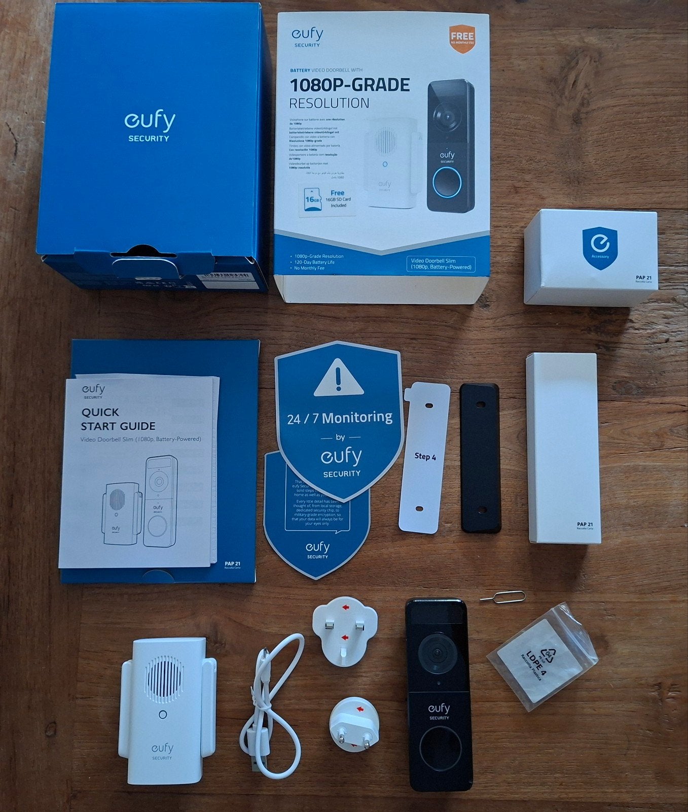 Eufy 1080P-GRADE, Beweging, Verzenden, Zo goed als nieuw, Compleet systeem
